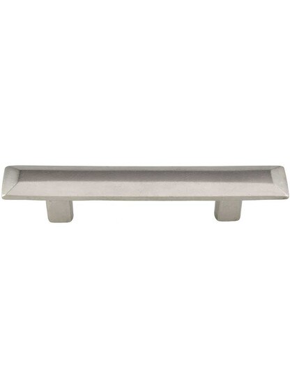 Pyramid Bronze Cabinet Pull 3 3/4-Inch Center-to-Center in White Bronze.